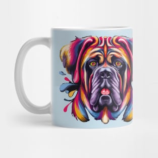 Boerboel Dog Watercolor Poster Art Mug